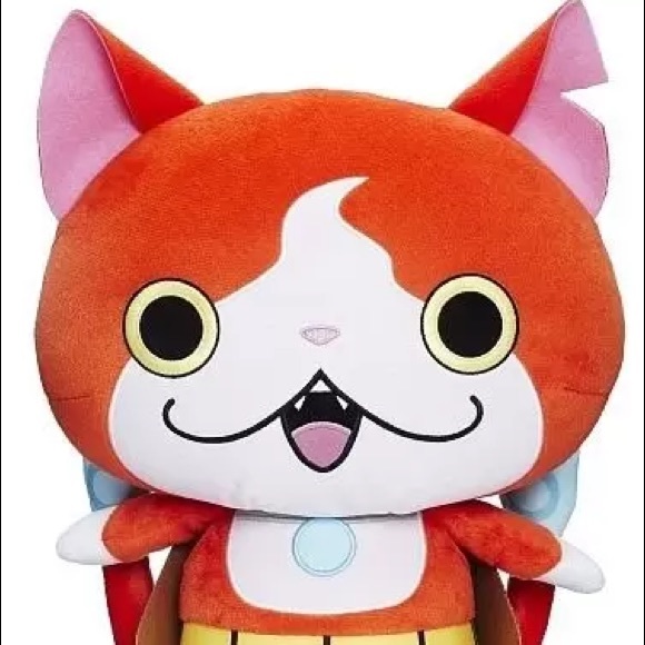 NWT Yo-kai Watch Plush Figure Hasbro Cat funny HUGE Plushie!! Jibanyan Plush - Picture 4 of 6
